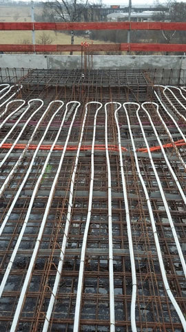 Betonkernaktivierung Bauvorhaben Leudelange Luxemburg - Bild 05
